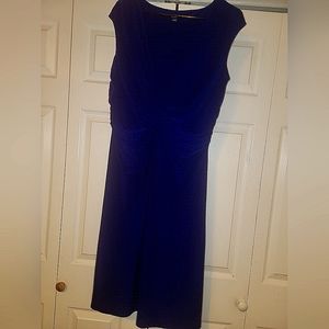 Chaps Royal Blue Dress Size X Large